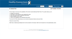 Desktop Screenshot of portal.scmedicaid.com
